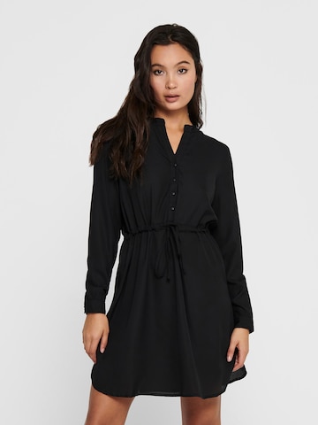 Robe-chemise 'Cory' ONLY en noir : devant