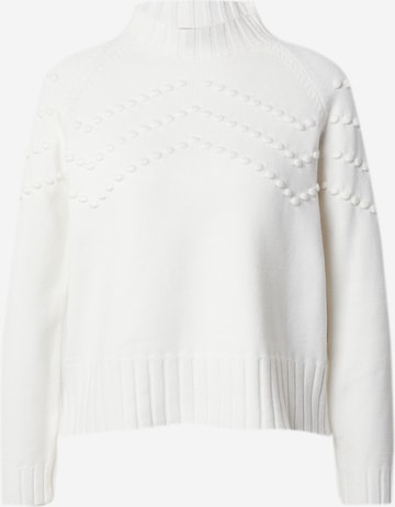 Pull-over MORE & MORE en blanc : devant