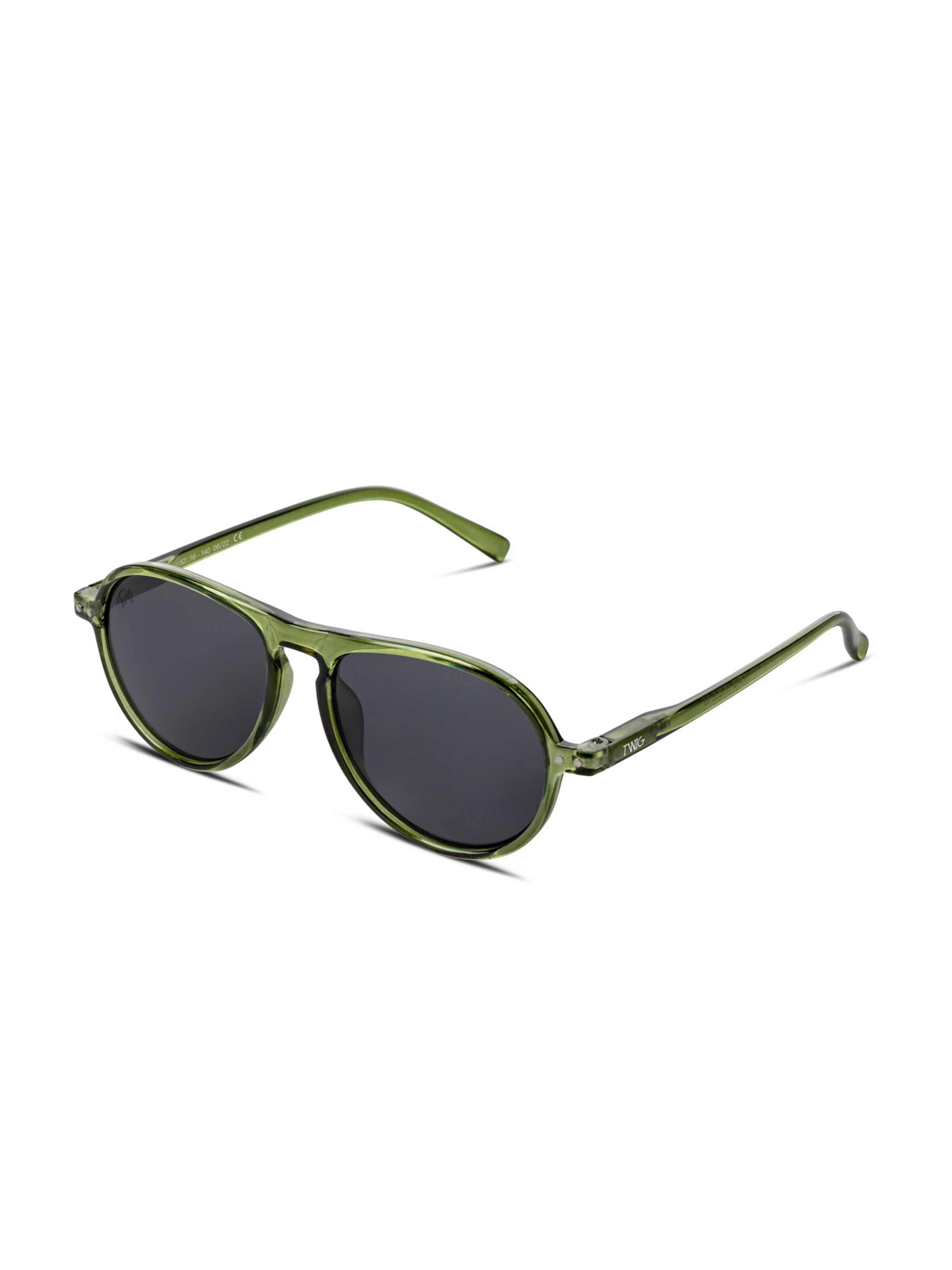 TWIG Concept Milano Okulary przeciwsłoneczne 'Thiele Sun' w kolorze zielony