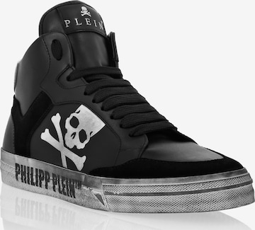 Sneaker alta 'Retrokickz' di Philipp Plein in nero: frontale