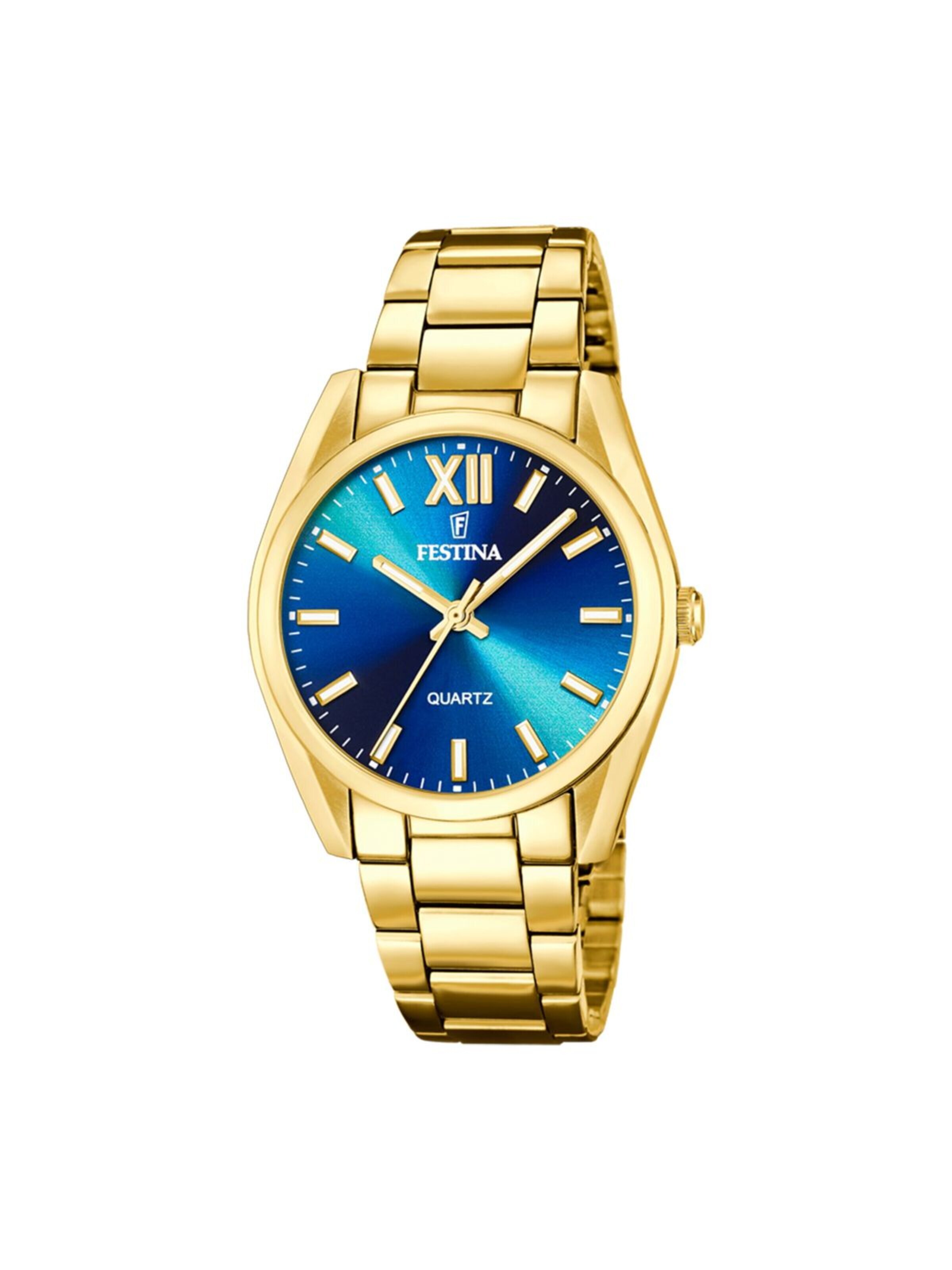 Montre à affichage analogique FESTINA en bleu : devant