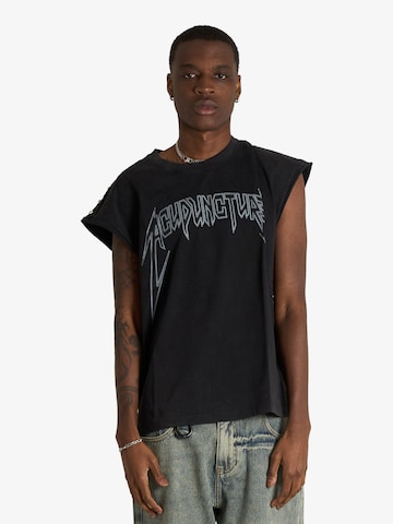 T-Shirt ACUPUNCTURE en noir : devant