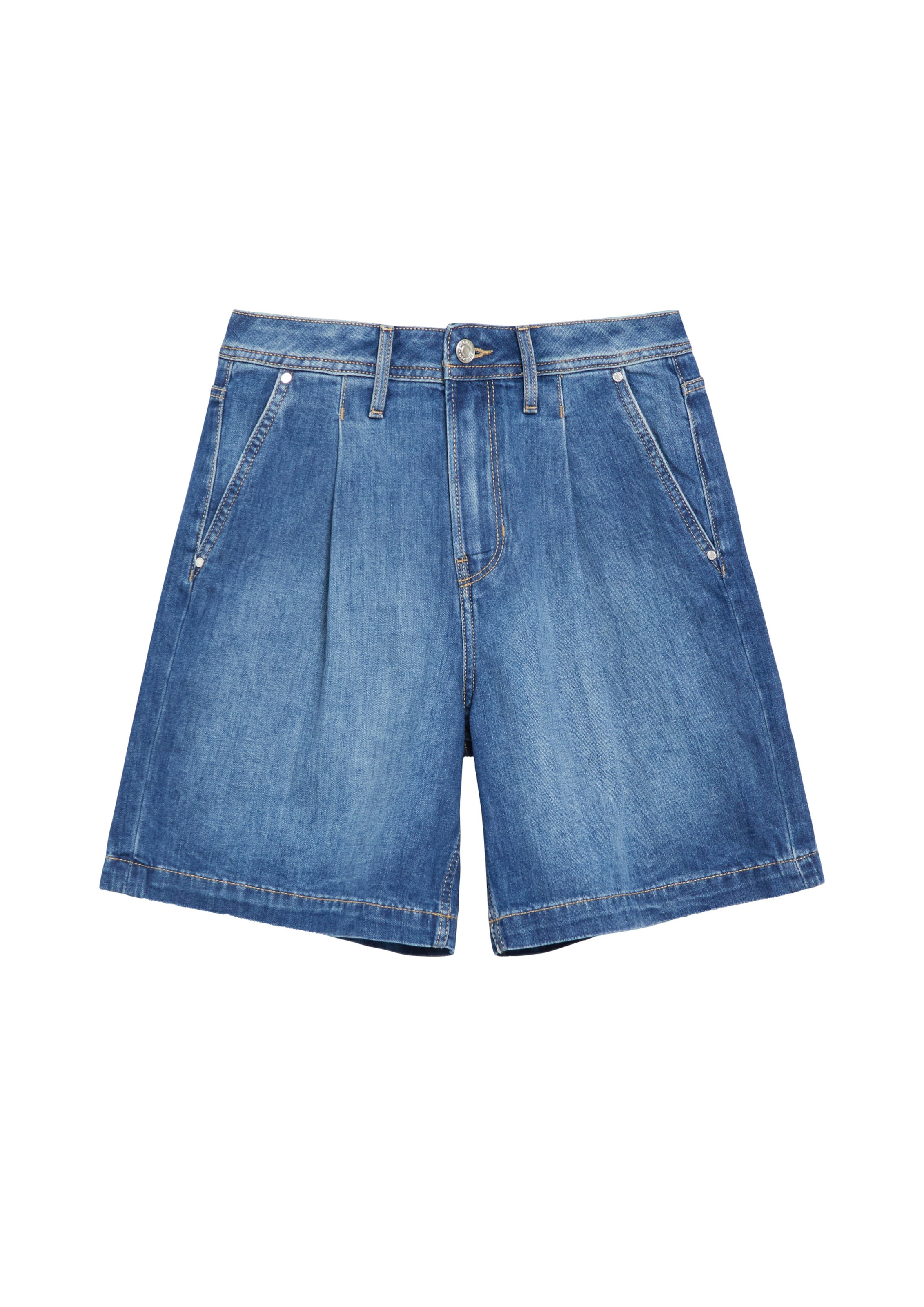 s.Oliver Regular Bandplooi jeans 'Suri' in Blauw: voorkant