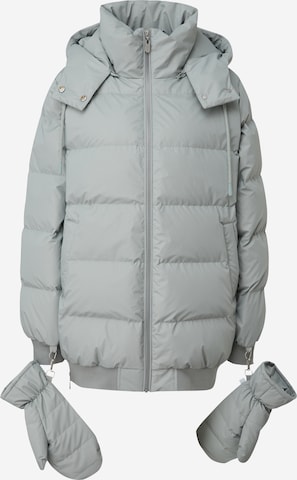 comma casual identity Winter jacket in Grey: front