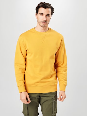 SELECTED HOMME Sweatshirt 'Jason' in Geel: voorkant