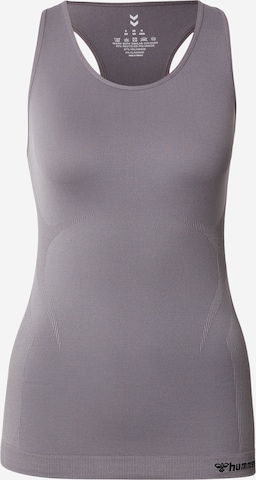 Hummel Sportovní top 'Tif' – šedá: přední strana