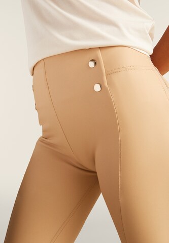 Freddy Skinny Leggings in Beige