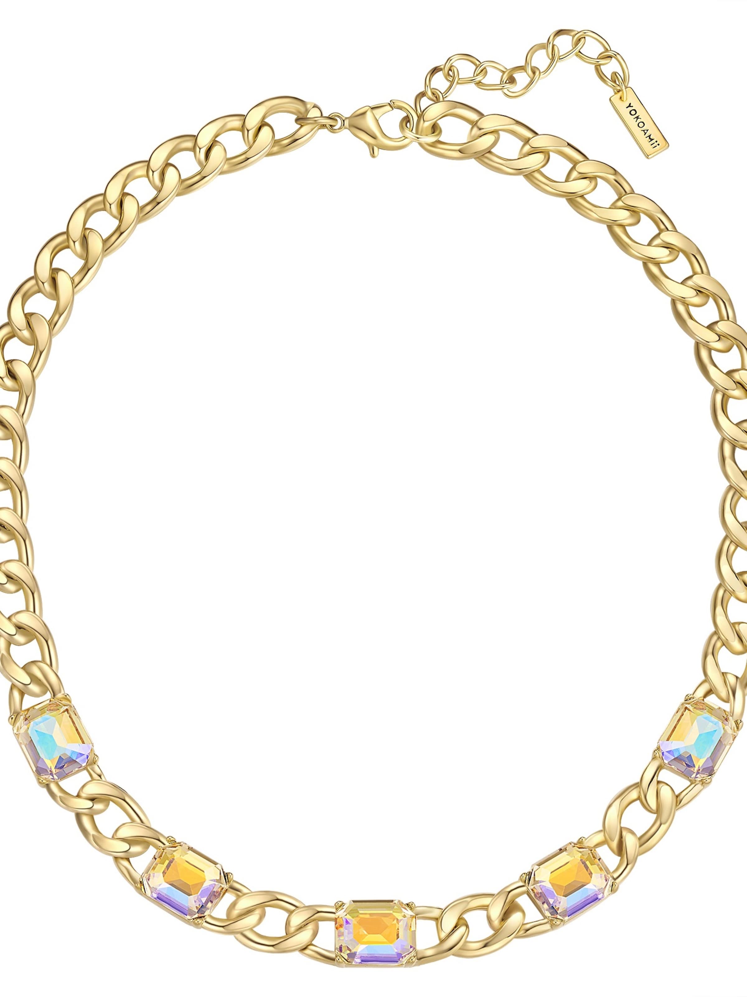 Collana di Yokoamii in oro: frontale