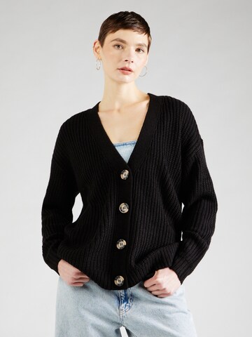 JDY Cardigan 'JUSTY' i sort: forside