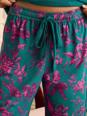 love & roses Pijama in Grün