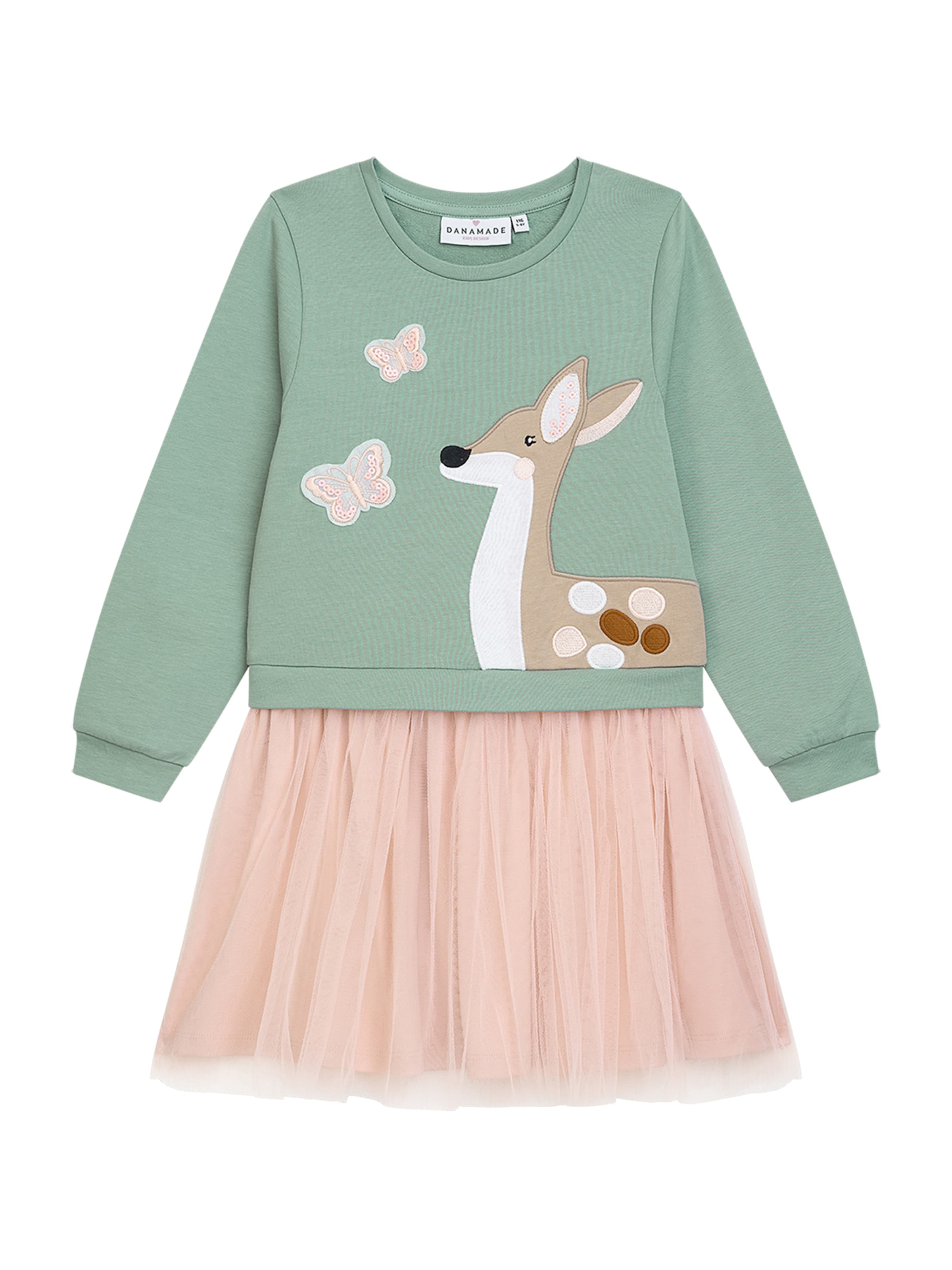 Danamade Платье в Зеленый: спереди