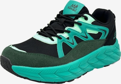 Nowaland Sportlicher Schnürschuh 'Sportlicher Schnürschuh mit atmungsaktivem Mesh' in 36 in dunkelgrün, Produktansicht