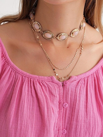 MixRay Blouse in Pink