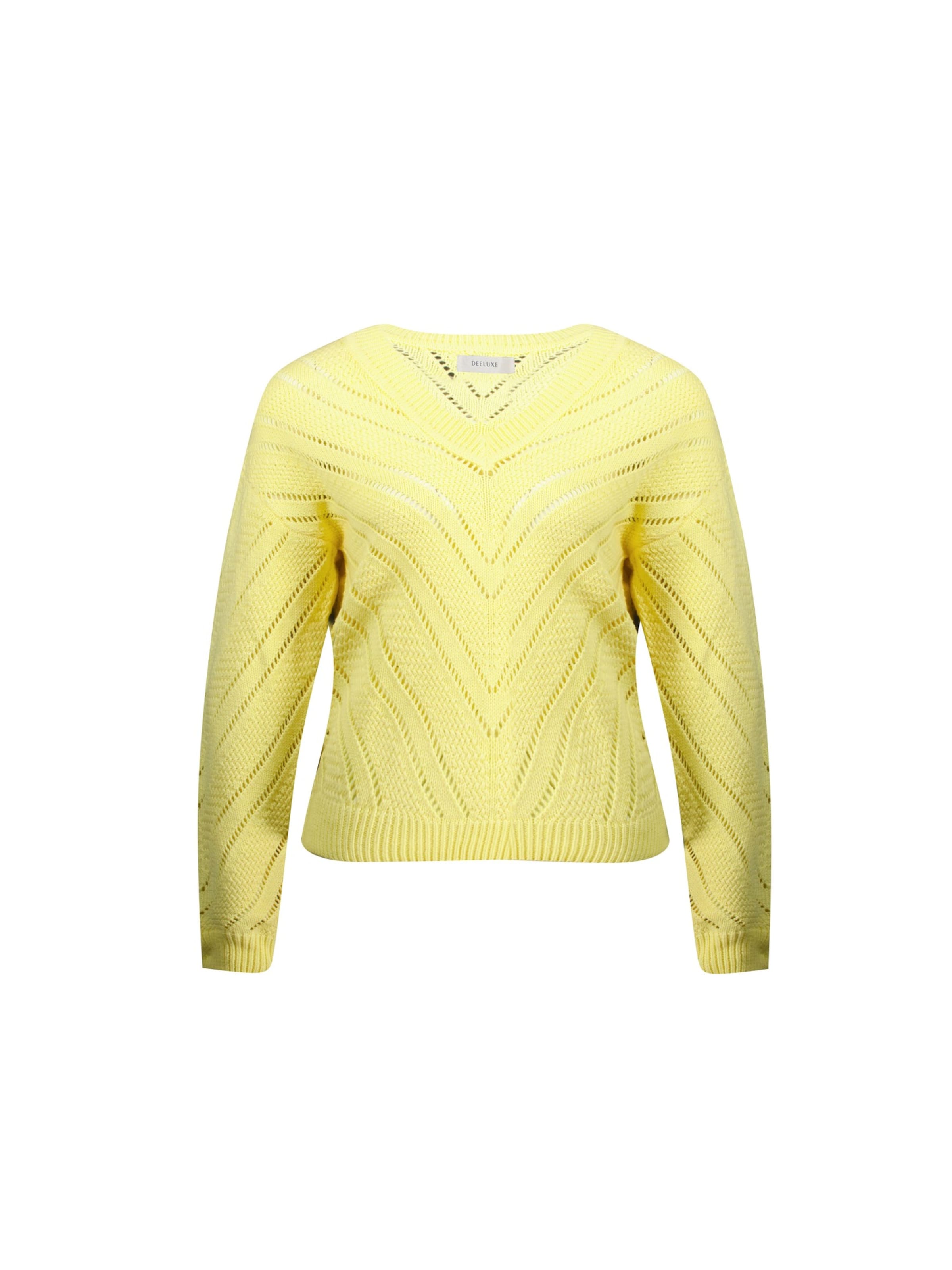 Pull-over 'Simako' Deeluxe en jaune : devant