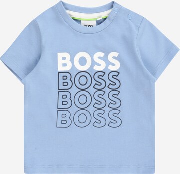 BOSS Shirt in Blauw: voorkant