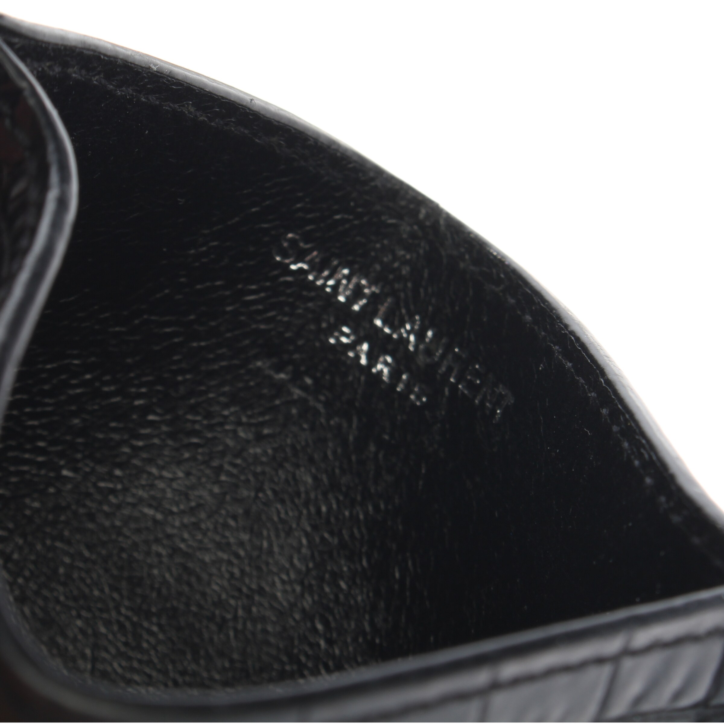 Saint Laurent Small Leather Goods in One size in Black