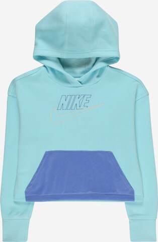 Nike Sportswear Sweatshirt 'Icon Clash' in Blauw: voorkant