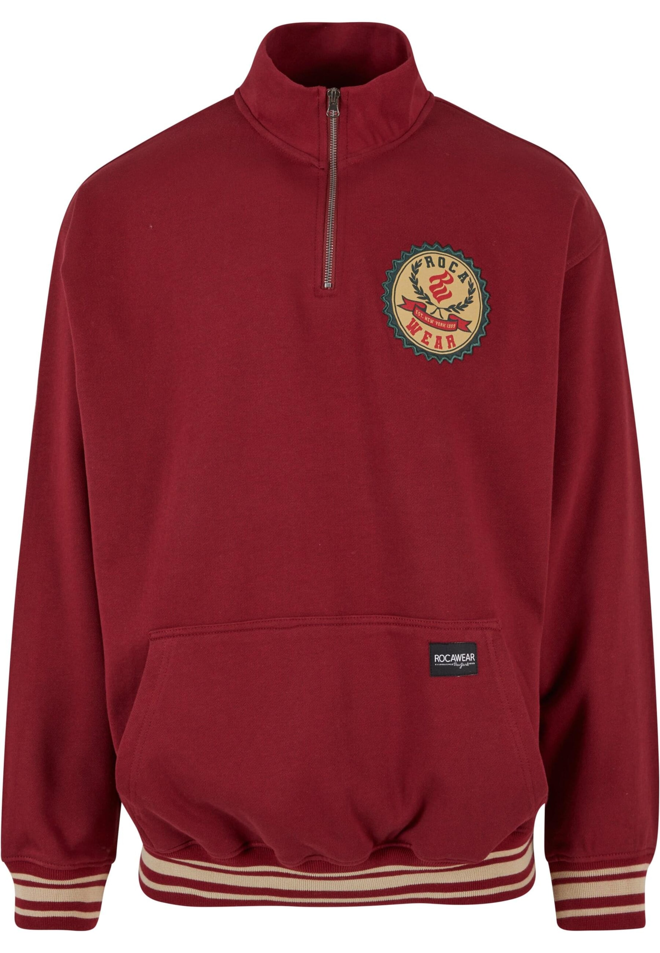 ROCAWEAR Mikina 'Duke' - Červená: predná strana