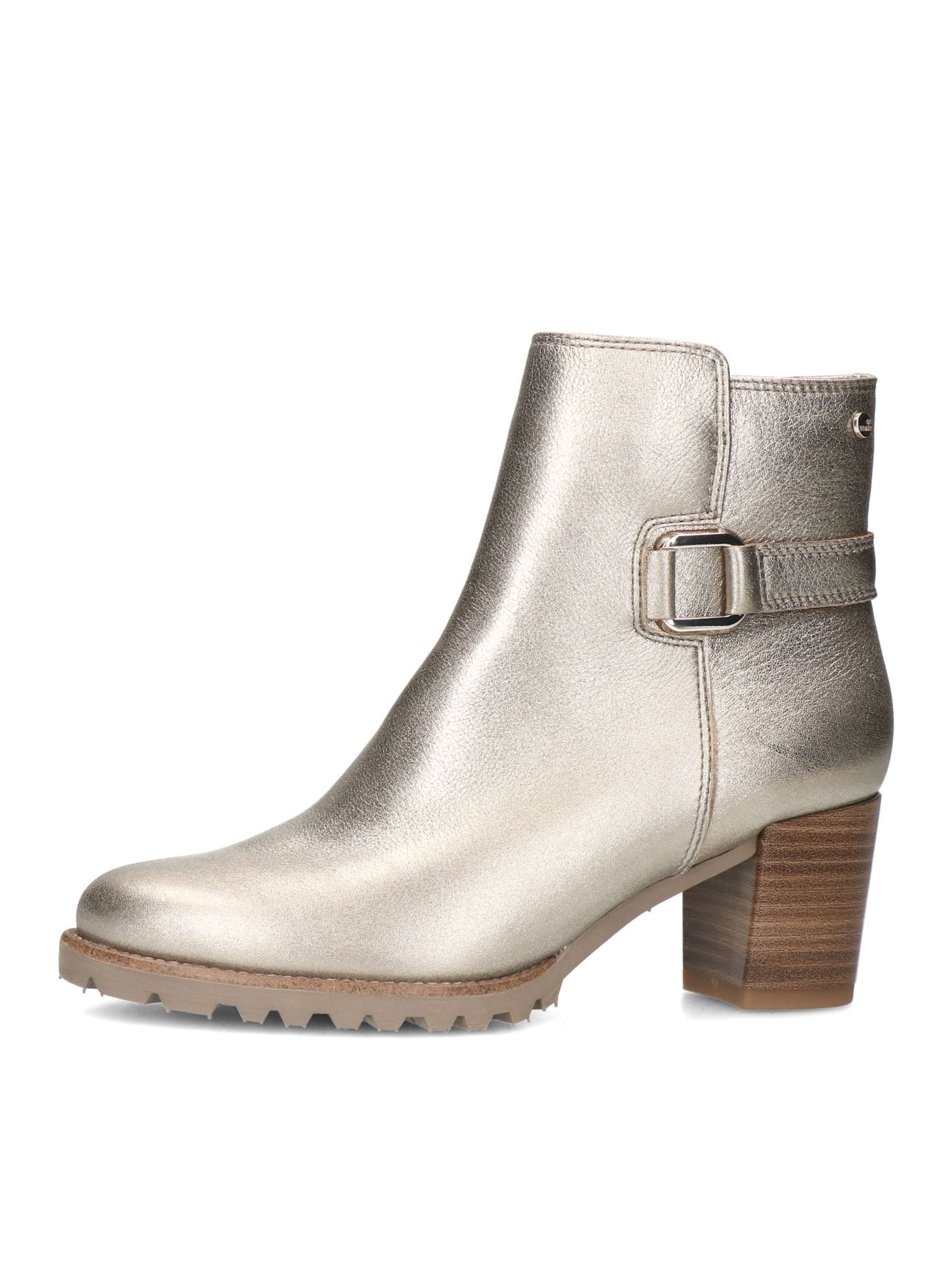 MANFIELD Stiefelette in Gold: Vorderseite