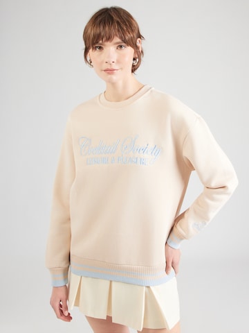 Eight2Nine - Sudadera en beige: frente