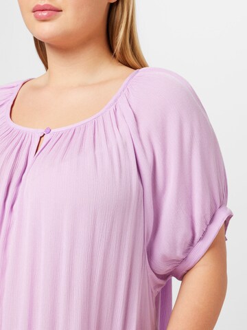 KAFFE CURVE Tunic 'Cami' in Purple