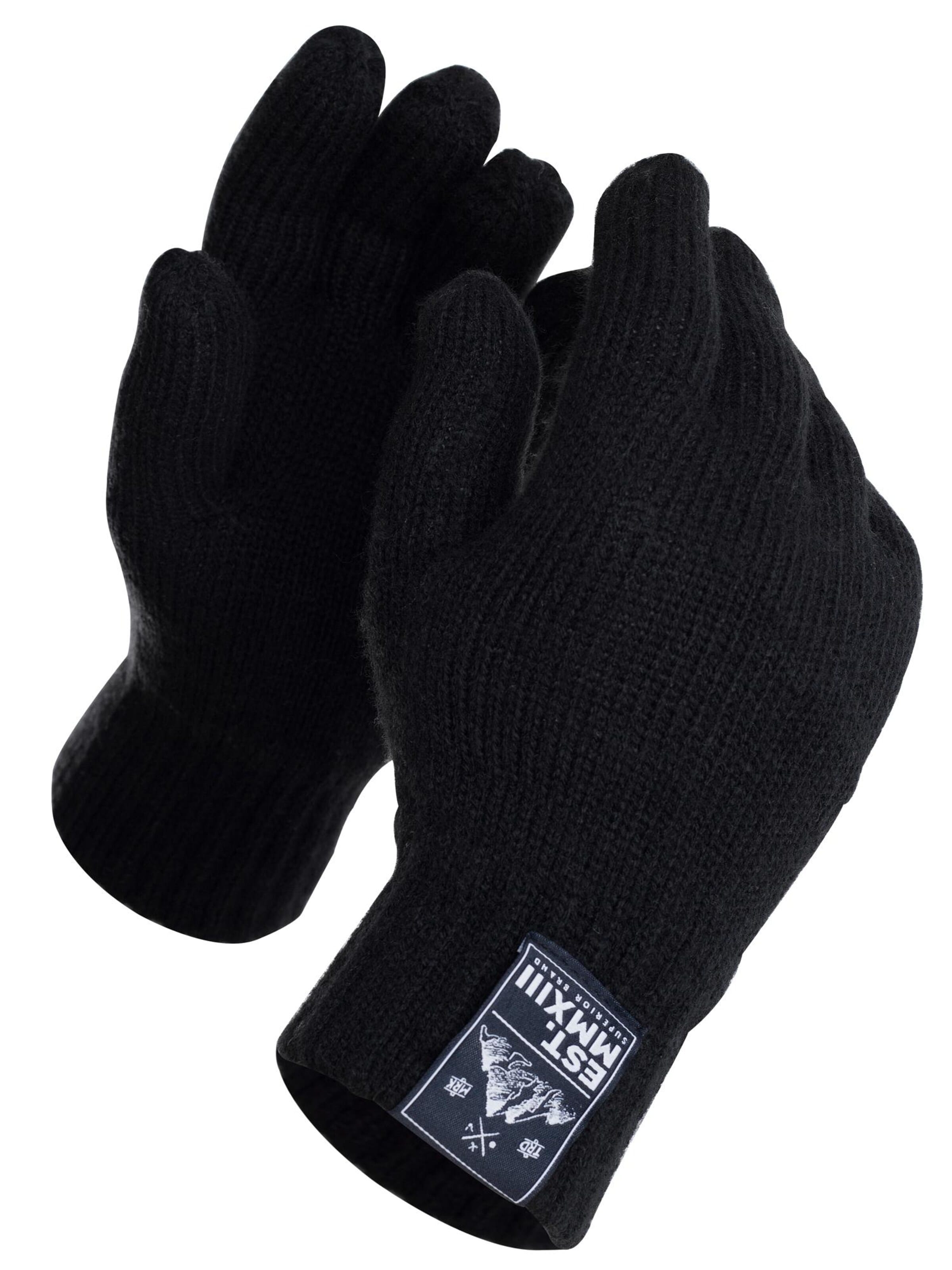 Manufaktur13 Full Finger Gloves 'Rough' in Black: front