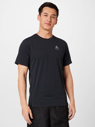 T-Shirt fonctionnel ODLO en noir : devant