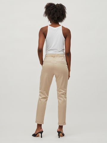 Effilé Pantalon chino VILA en beige