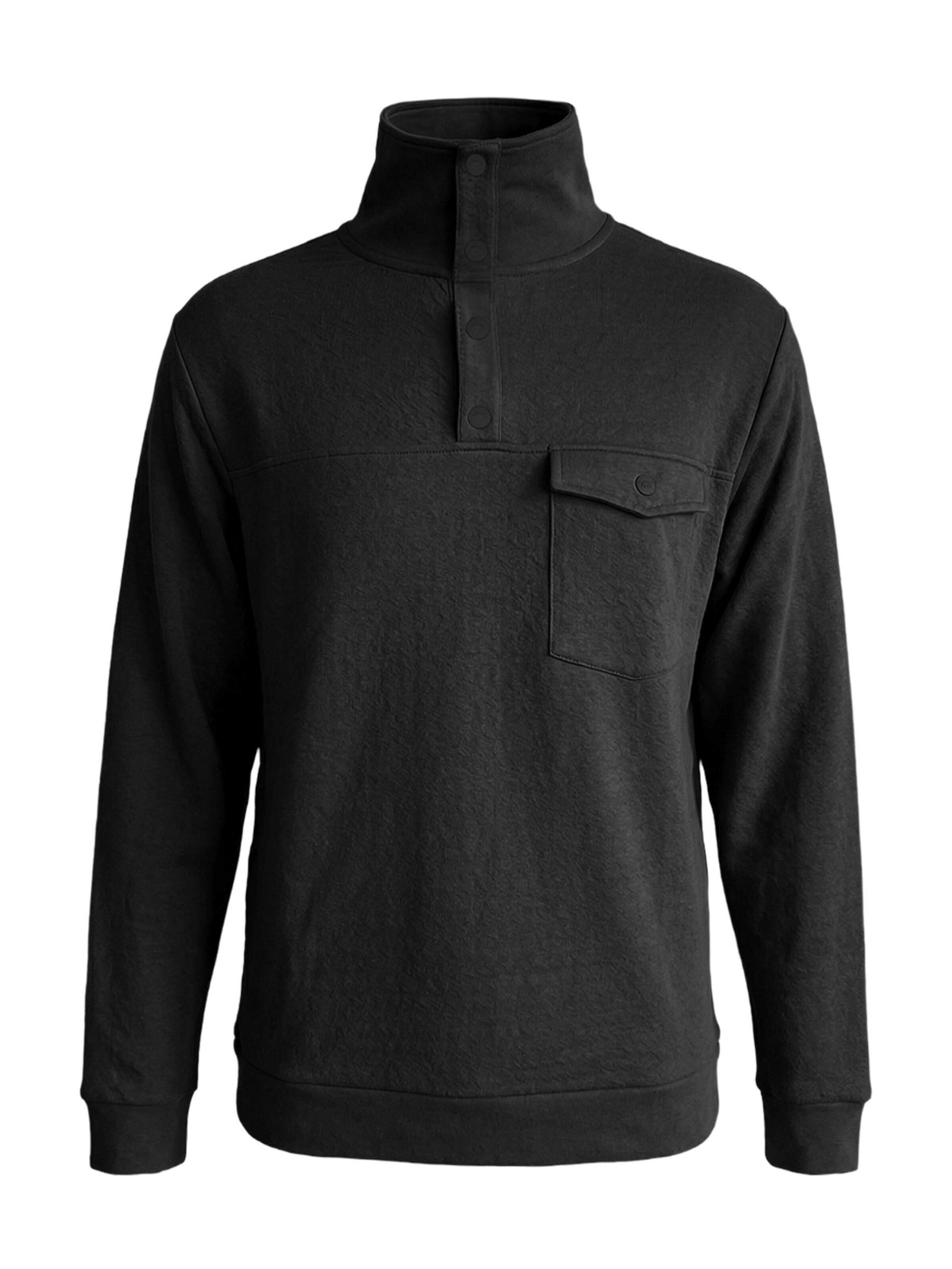 FORSBERG Sweatshirt 'Fremmson Sweatshirt'‌‌‌‌‌‌‌‌‌‌ in Schwarz: Vorderseite