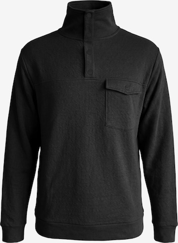 FORSBERG Sweatshirt 'Fremmson Sweatshirt' in Schwarz: Vorderseite