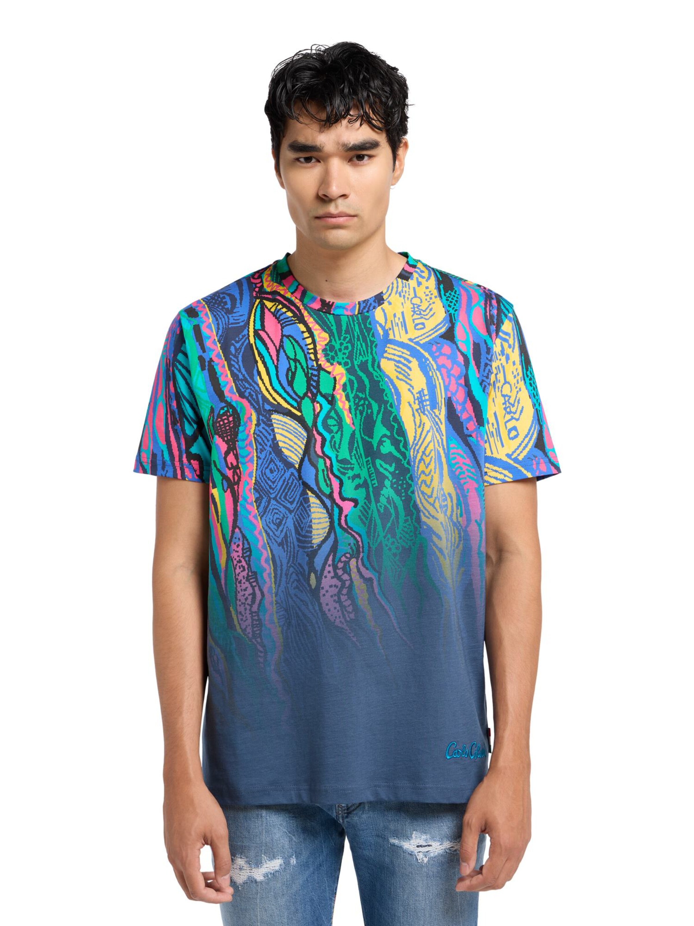 Carlo Colucci Shirt 'Di Piazza' in Blau: Vorderseite