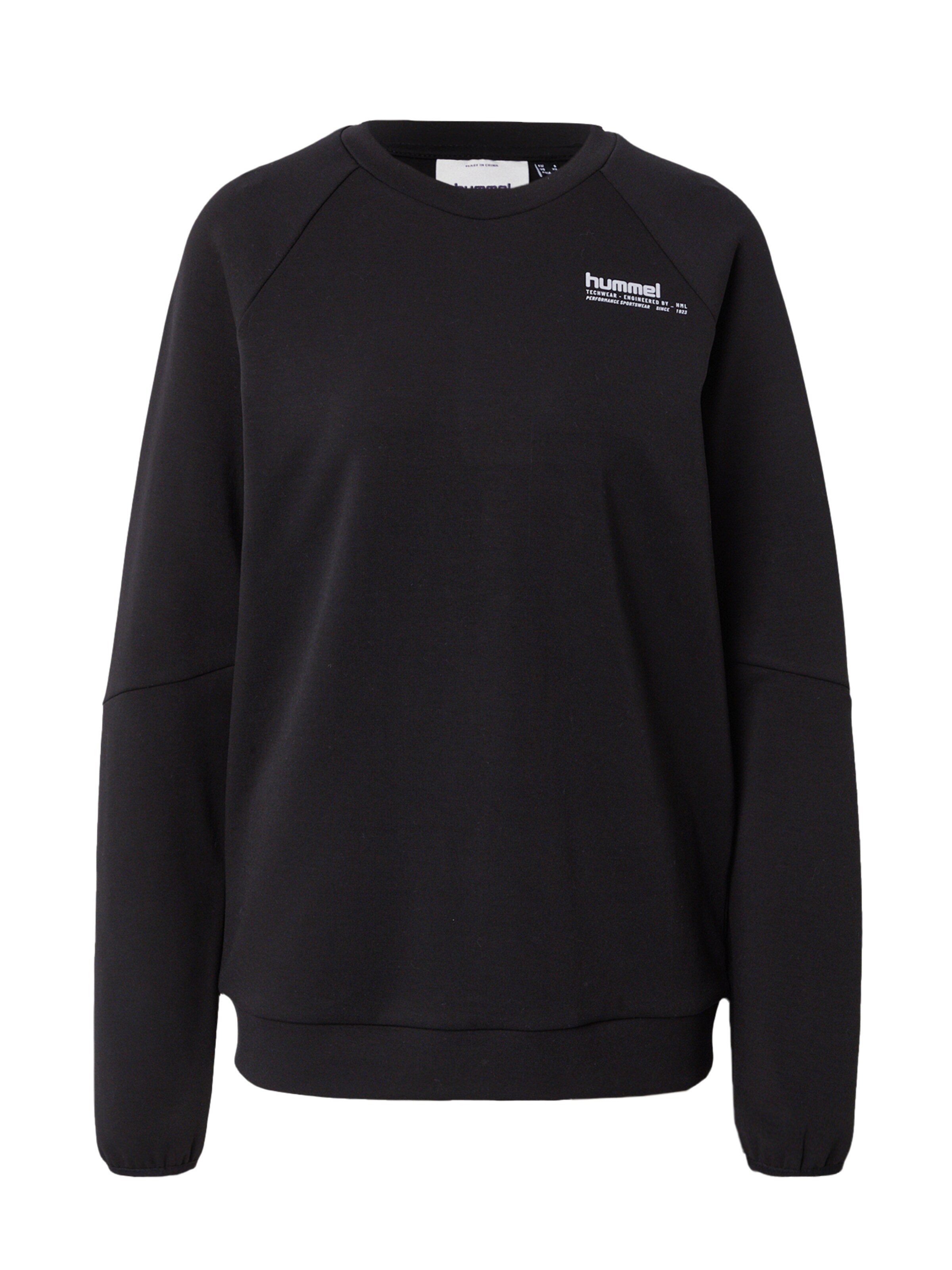 HummelSportska sweater majica 'Tech Fleece' - crna boja: prednji dio
