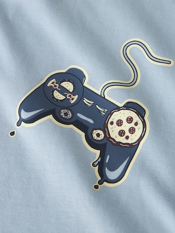 Tricou 'NKMVICTOR' de la NAME IT pe albastru