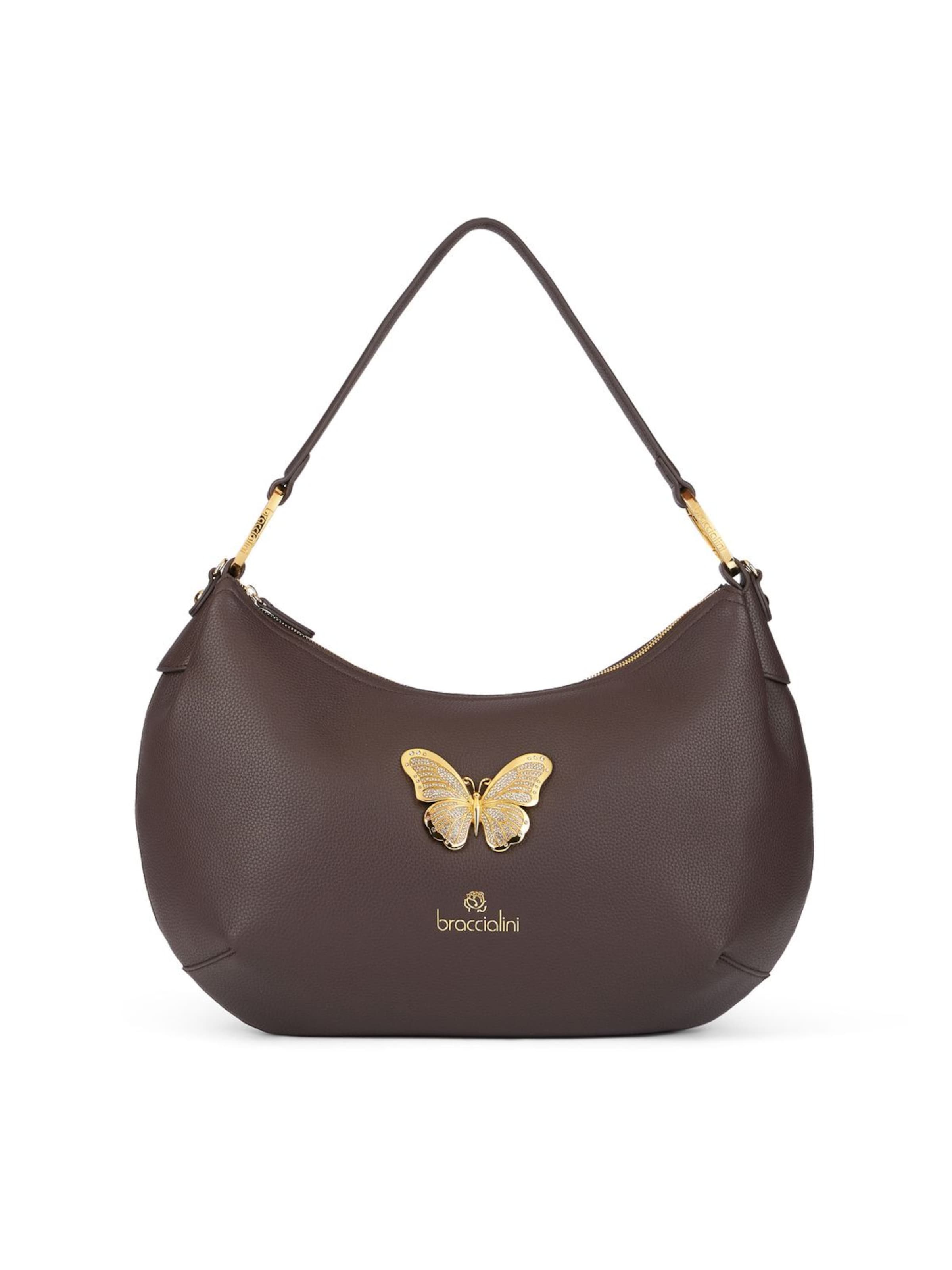 Braccialini Handtasche 'Beth Jewels'‌‌‌‌‌‌ in Braun