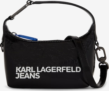 Sac bandoulière 'Hobo' KARL LAGERFELD JEANS en noir : devant