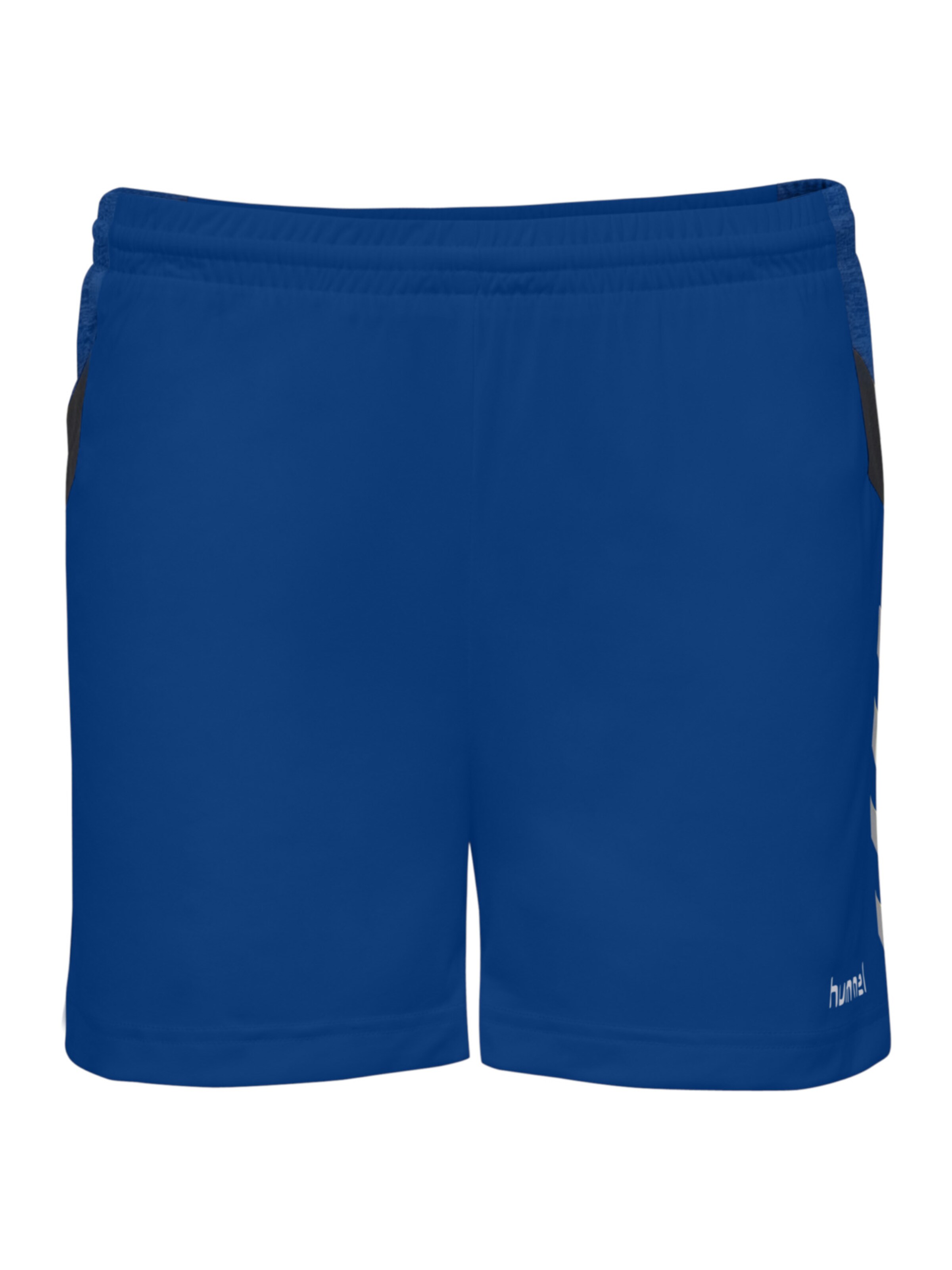 Hummel Regular Workout Pants in Blue: front