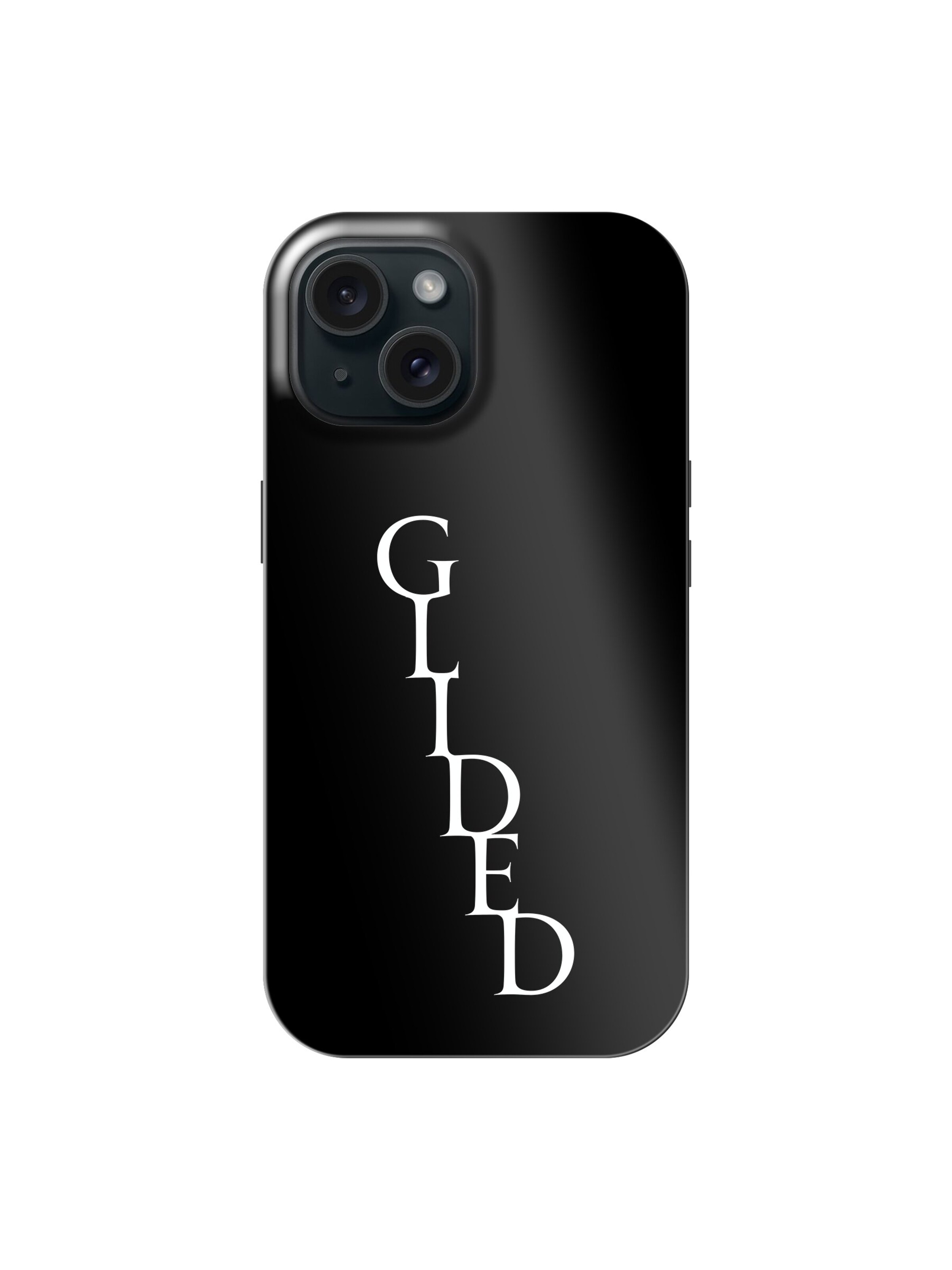 Glided Smartphone Case 'Premium Glided Exclusiv Glided Handyhülle' in Black: front
