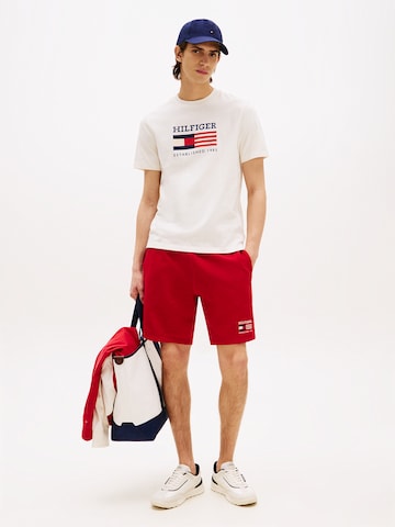 TOMMY HILFIGER Μπλουζάκι 'AMERICANA' σε κίτρινο