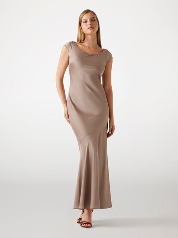 GUESS Abendkleid in Beige: Vorderseite