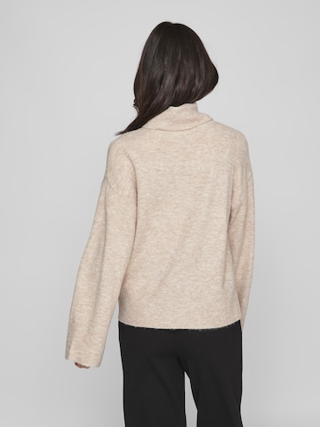 VILA Sweater 'Malina' in Beige