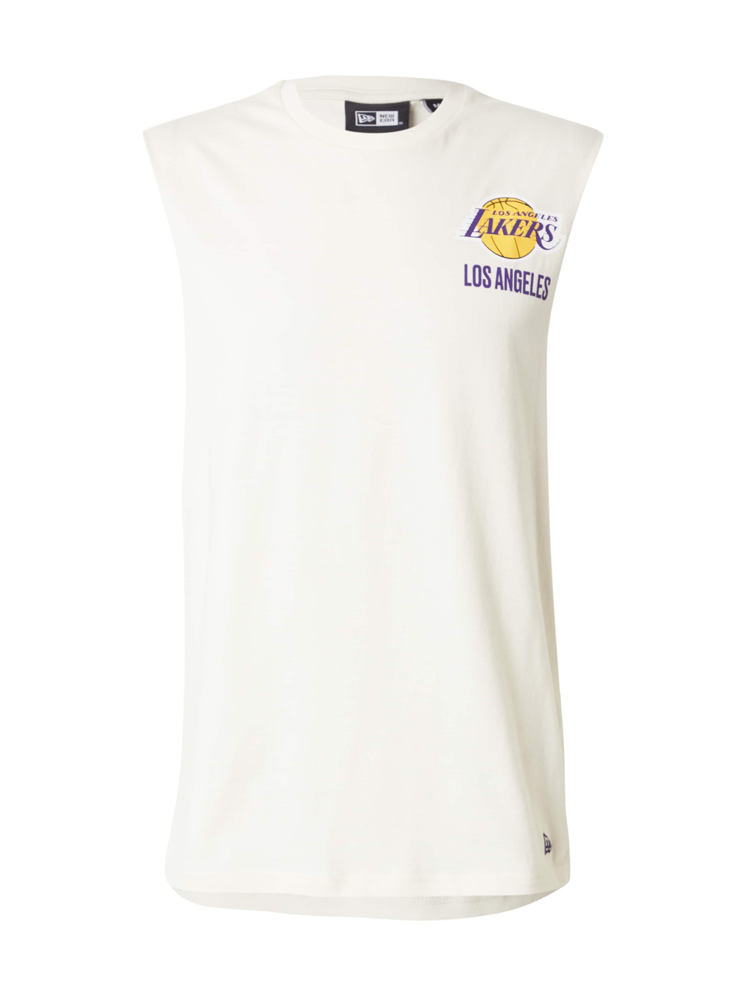 NEW ERA Majica 'NBA LOSLAK' | bela barva: sprednja stran