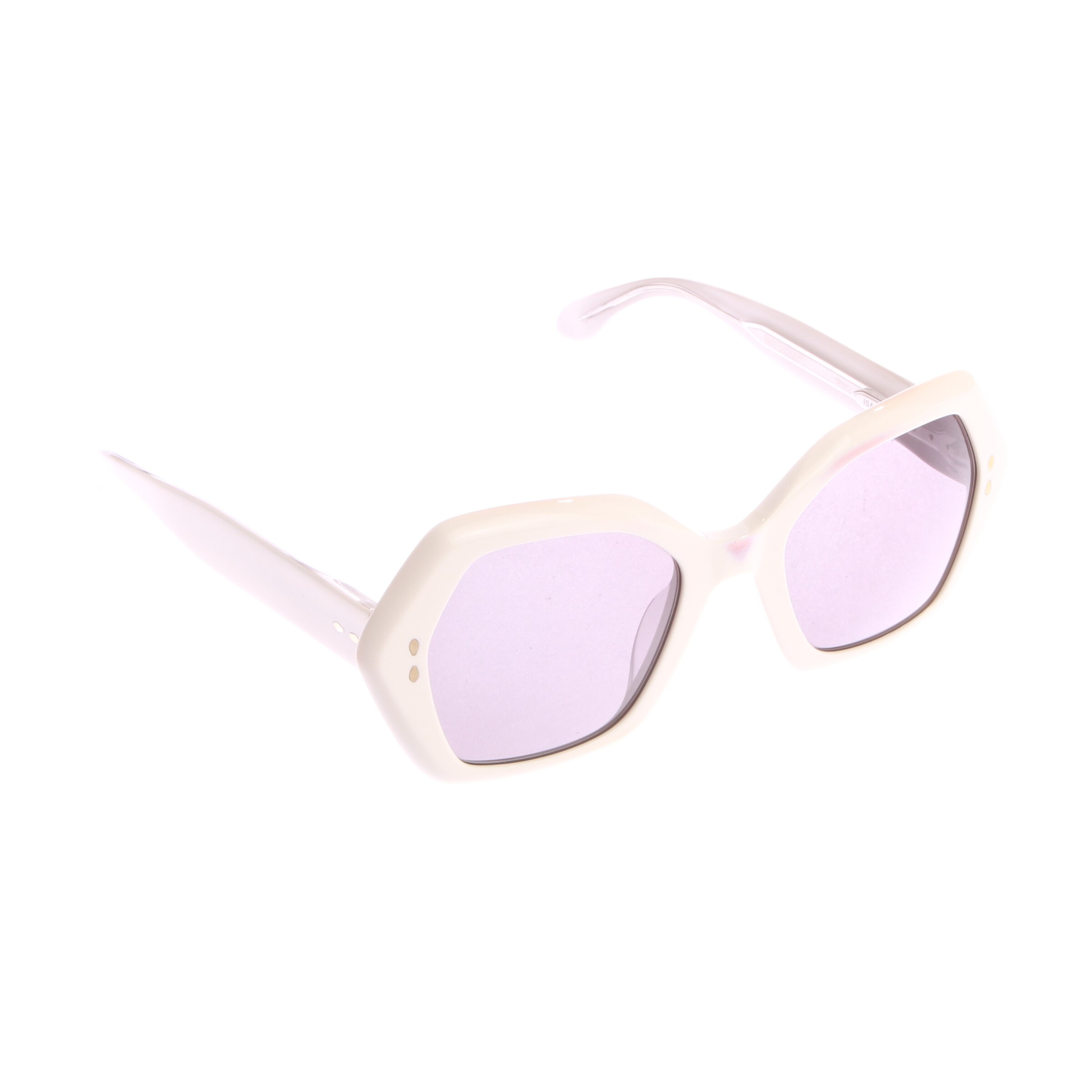 ISABEL MARANT Sonnenbrille One Size in Weiß: Vorderseite