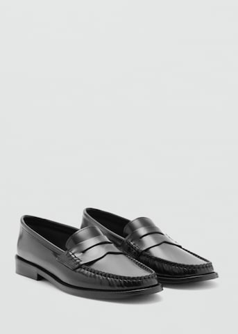 MANGO Mocassins 'LOUISA' in Zwart