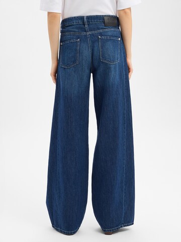 Wide Leg Jean Cambio en bleu