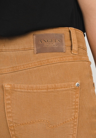 Angels Slimfit Straight-Leg Jeans in Braun