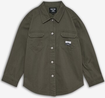 SOMETIME SOON Regular fit Button Up Shirt in Green: front