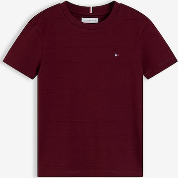 T-Shirt TOMMY HILFIGER en rouge : devant