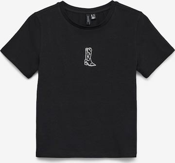 VERO MODA Paita 'VMFLEUR' värissä musta: etupuoli