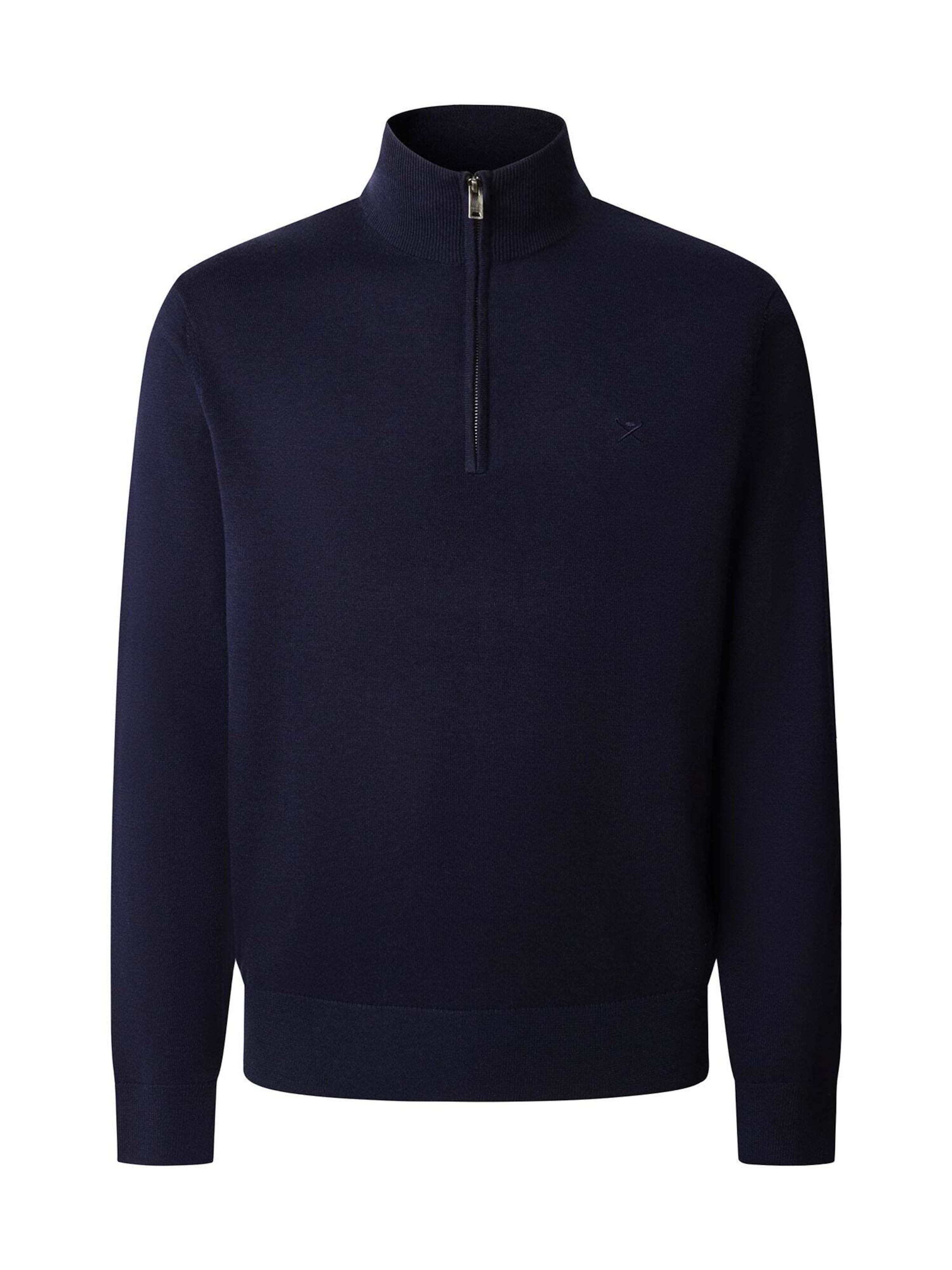 Hackett London Trui in Blauw: voorkant