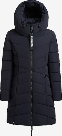 Manteau d’hiver 'Kiera' khujo en bleu : devant